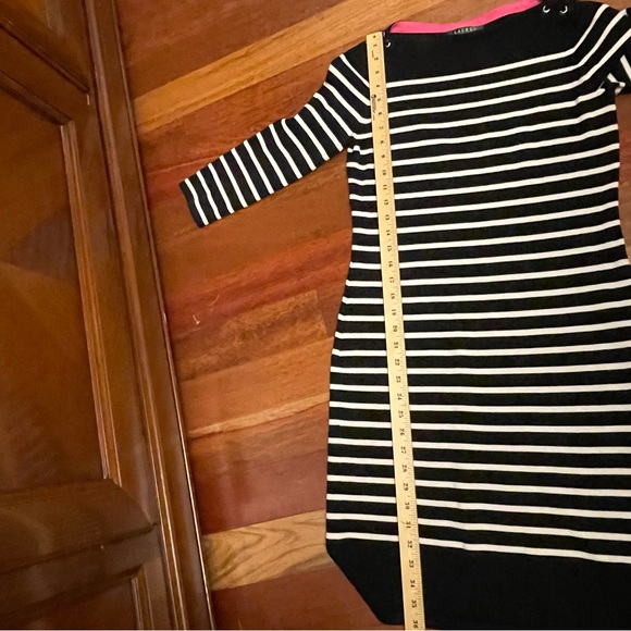 Ralph Lauren Black and White Striped Dress - Picture 7 of 7